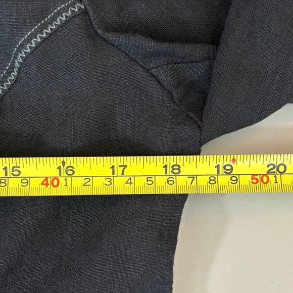 Solola Women's Black Linen Blazer – Size 40 (Approx US M) - Picture 8 of 11